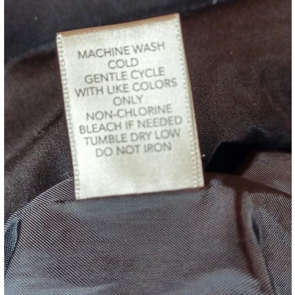 CJ Banks Women's 2X Black Hooded Puffer Coat Faux Fur Trim Down Filled Jacket - Picture 7 of 8